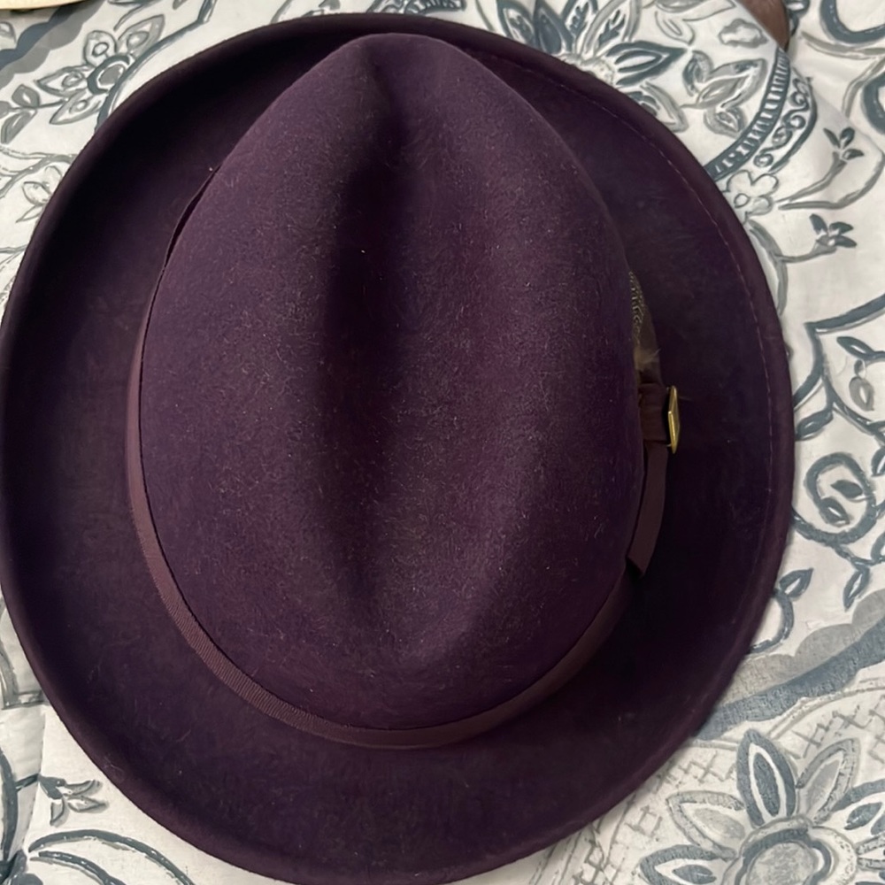 Purple Stacy Adams Hat